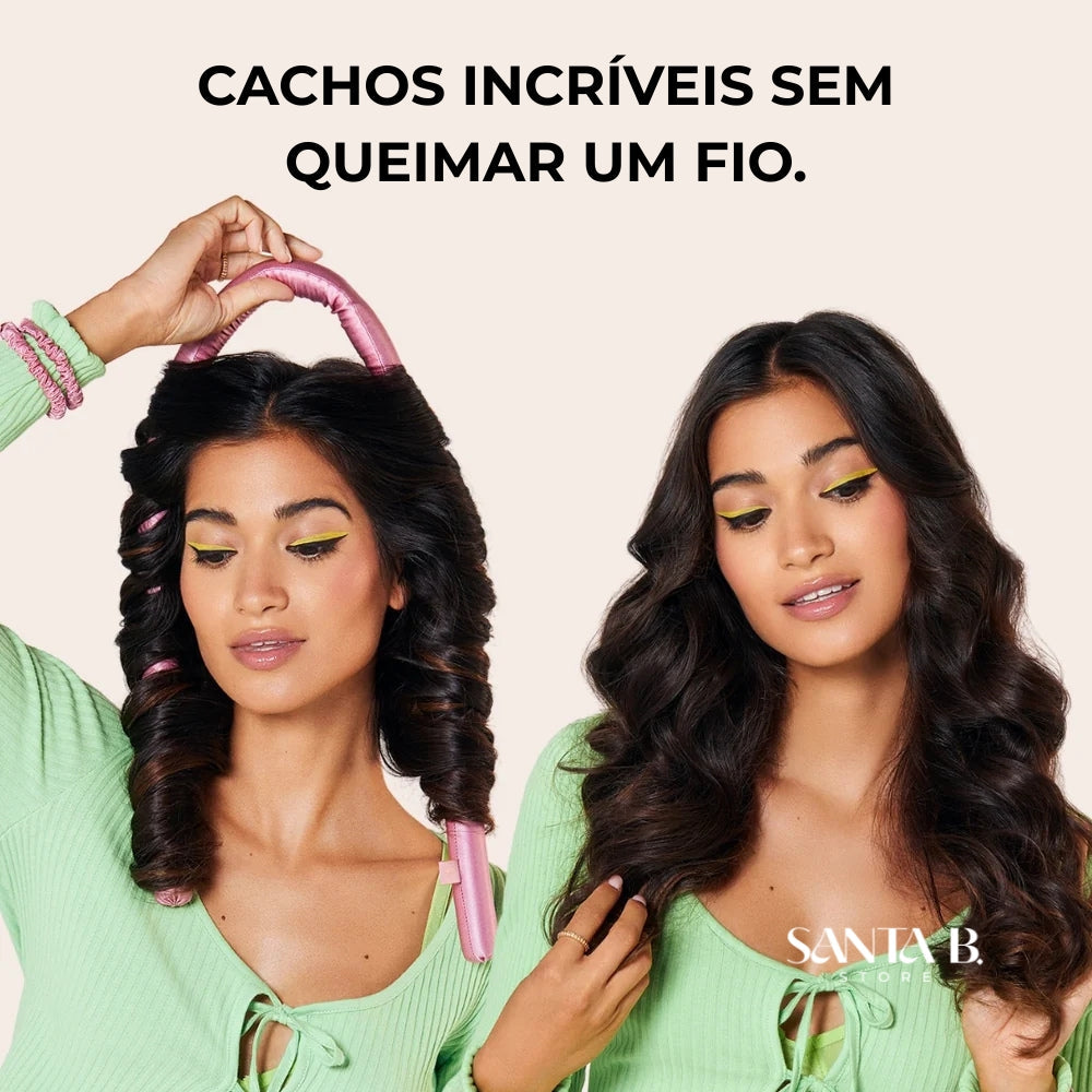 [GANHE TOUCA DE CETIM] Cachos dos Sonhos – Modelador de Cachos em Cetim Sem Calor