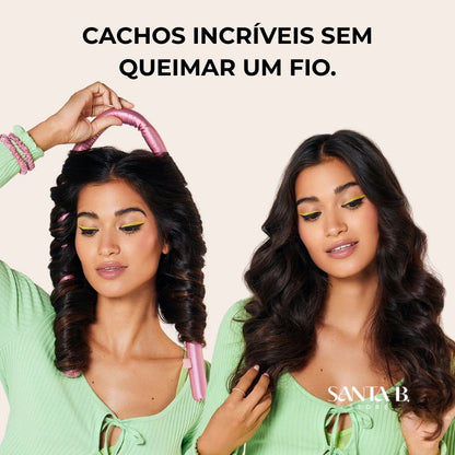 [GANHE TOUCA DE CETIM] Cachos dos Sonhos – Modelador de Cachos em Cetim Sem Calor
