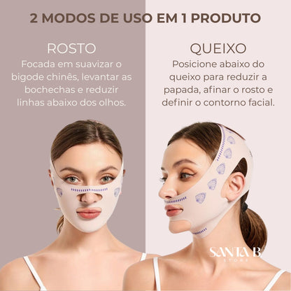 V-Lift Face – Cinta Modeladora e Compressora Facial