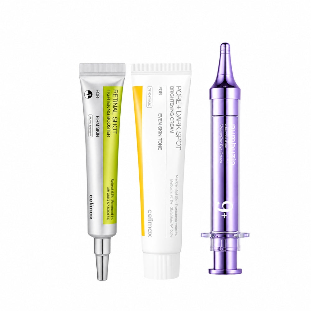 Kit Skincare Retinal Shot + Pore+Dark Spot + Numbuzin no.9 Nad+