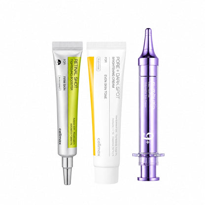 Kit Skincare Retinal Shot + Pore+Dark Spot + Numbuzin no.9 Nad+