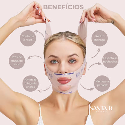 V-Lift Face – Cinta Modeladora e Compressora Facial