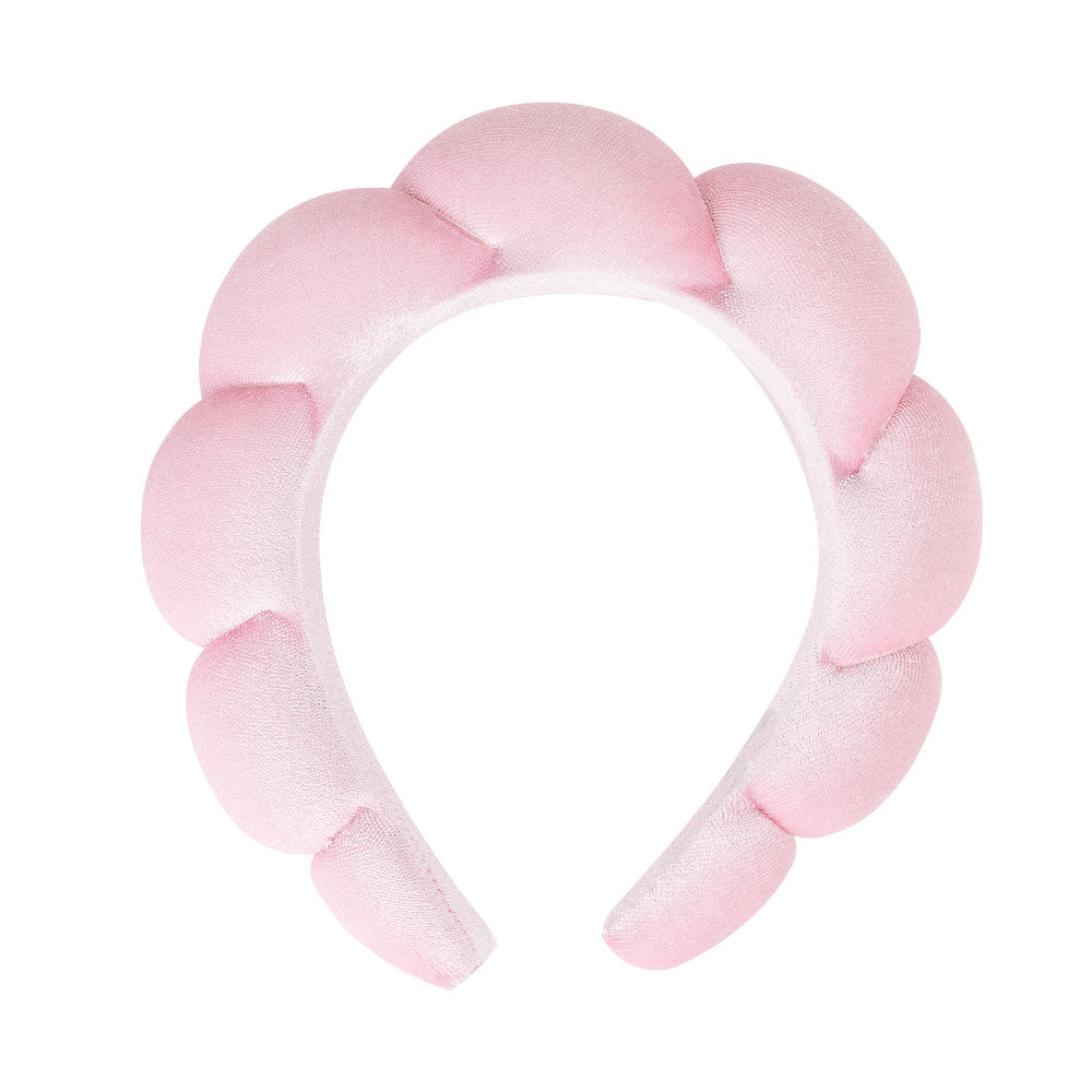 Tiara Nuvem para Skincare e Maquiagem - Rosa (BRINDE)